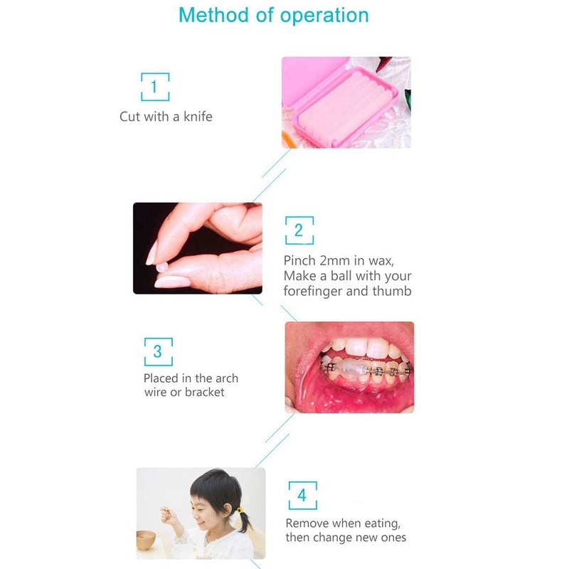 ieron Braces Wax Braces Braces Braces Wax with Fruit Odour