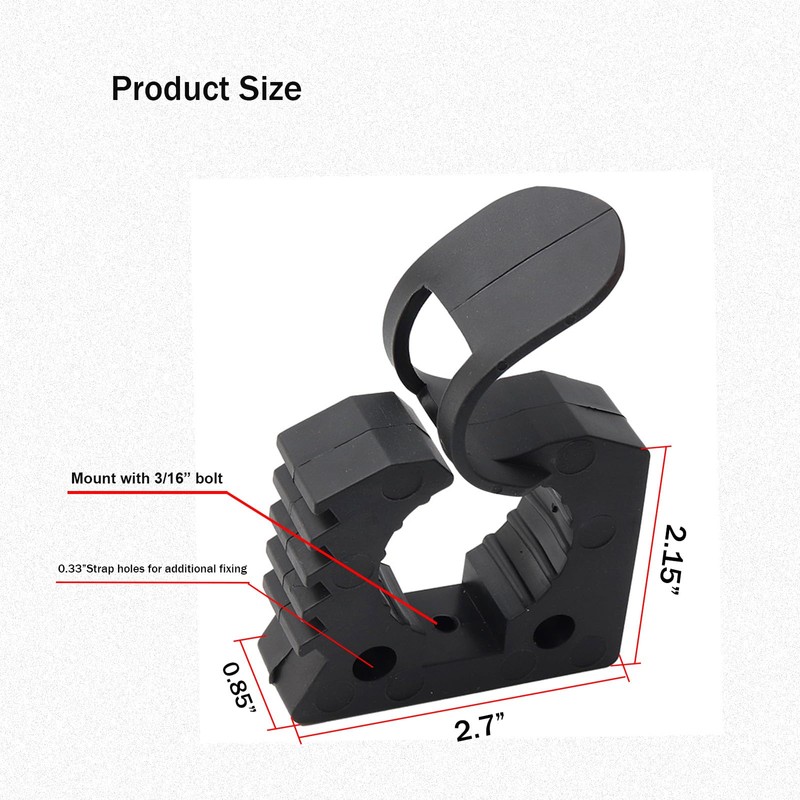 UTV ATV Shovel Holder & Tool Mount, Quick-Release Molle Panel