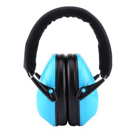 Noise Reduction Earmuffs Hearing Sleeping Ear Protector for Kids Student (Blue)