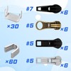Hpmjz 24 Pcs Zipper Repair Kit Replacement Universal Fix Zip