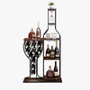 Generic XMRCLP 5 Tier Wine Rack Freestanding Floor Wine Bakers