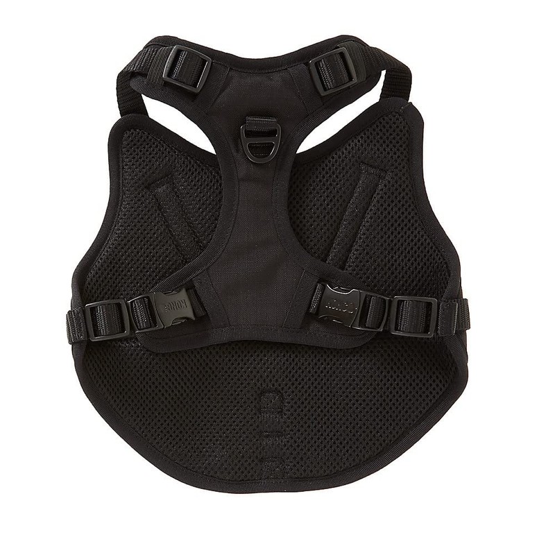 KONG Ultra Durable Tactical Vest Dog Harness (Medium, Black)