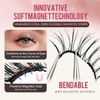 POOLJOY Elara Craft Magnetic Eyelashes, Magnetic Eyelashes with Applicator Natural,