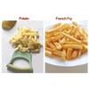 Onion Slicer Vegetable Chopper Onion Holder Slicing,Tomato Cutter with Cover