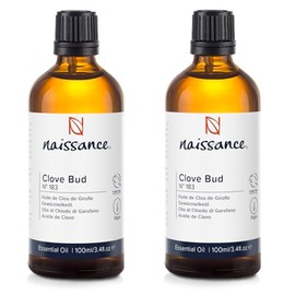 Naissance Spice Clove (No. 183) 200 ml (2 x 100 ml) 100% Pure Natural Carnation Essential Oil