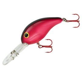 BANDIT LURES Series 300 Crankbait Bass Fishing Lures, Fisghing Accessories, Dives to 12-feet Deep, 2', 1/4 oz, Plum Point, (BDT3D43)