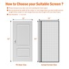 wohomzy Magnetic Screen Door Fits Door Size 32" x 82",