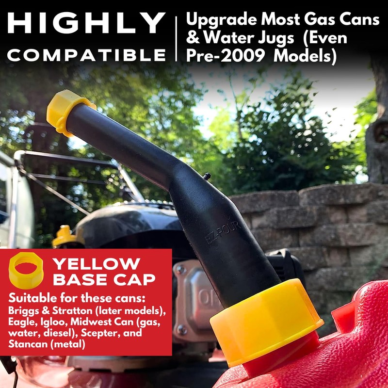 EZ-POUR Rigid Spout Replacement and Vent kit for Water Jugs