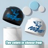 Swimming Cap Kids Boys Swim Cap Kids Waterproof Shark (White)