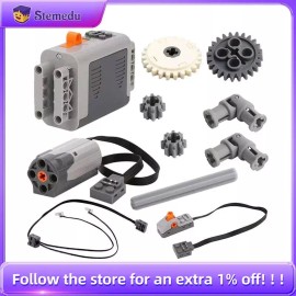 stemedu M Motor Power Functions Set 8293 Technical Building Blocks Gears MOC Bricks DIY - 1 Set