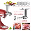 Stainless Steel Food Grinder Attachment Accessories for KitchenAid Stand Mixers