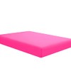 Sfoothome Hot Pink Fitted Sheet, 14 Inch Pocket Deep, Microfiber