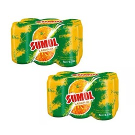 SUMOL Portuguese Sparkling Orange Beverage 12oz  (2 pack)