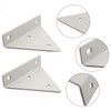 Pack of 4 Floating Shelf Brackets, Triangle Shelf Brackets, Metal