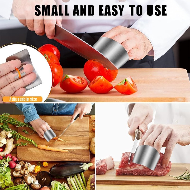 2 Paks Finger Guards Finger Protectors Finger Guards for Cutting