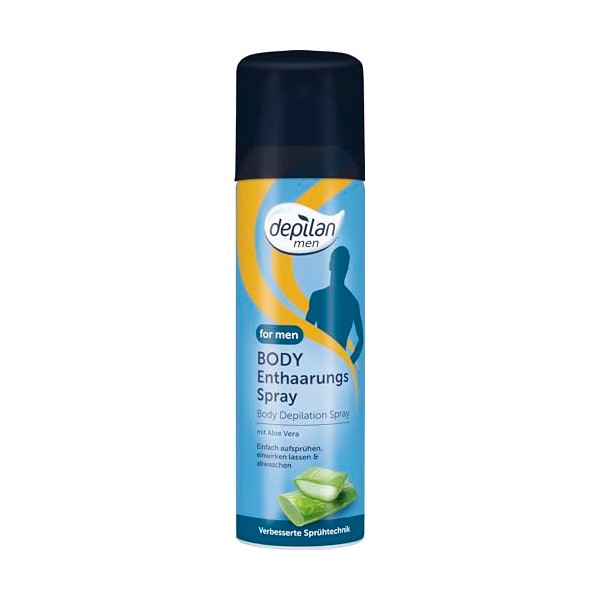 Depilan ¬∑ For Men Body Enthaarungsspray / Enthaarungscreme zum Aufspr√ºhen
