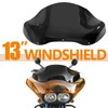 Bravema 13 inch Windshield Motorcycle Windscreen Fit for Harley Touring
