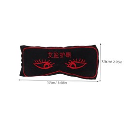 Minkissy Eye Mask Massage Thai Wormwood Sea Salt Eye Pillow Reusable Heating Pad for Sleep Meditation Yoga