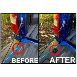 Unbranded Ford Maverick Cargo Tie Down Bed Anchors Hooks for Trucks With Tailgate Assist