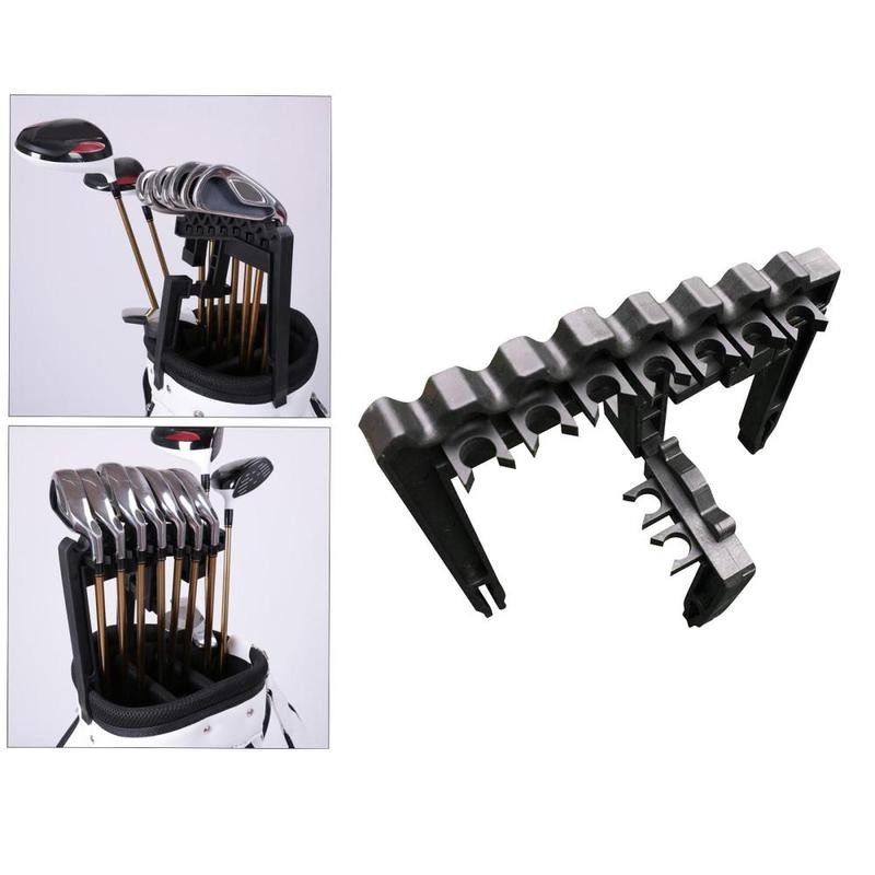 Golf Organizer for Bag Clip On Putter Stand shafts Holder