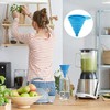 2X MIDHILL Collapsible Funnel Set Foldable Silicon Funnel Hopper Food