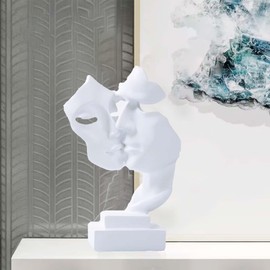 Moaobooh Sculpture Decoration, Decorative Living Room, Modern Resin Sculpture, Stable Placement, Suitable for Decoration of Living Room, Bar, Room, Office (Female)