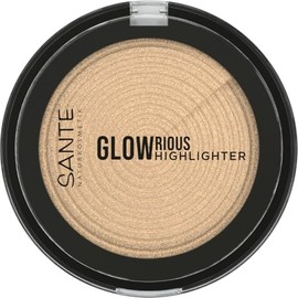 SANTE Naturkosmetik GLOWrious Highlighter - Silky Soft Powder Texture for Natural Glow, Vegan and Cruelty Free, 4.5 ml