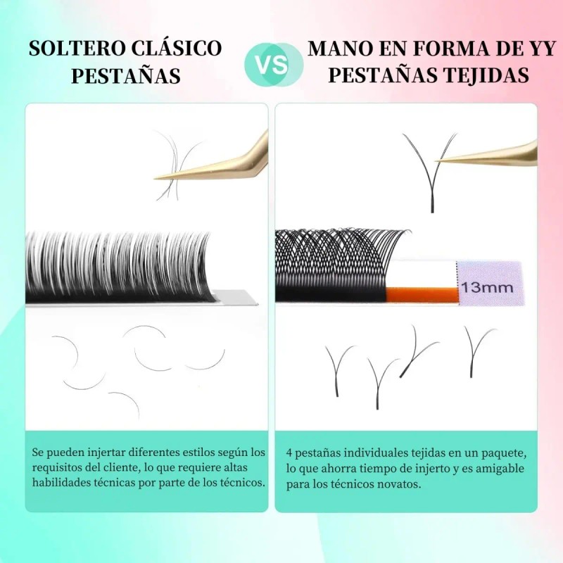 Nagaraku Yy Kit De Extensión De Pestañas