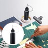 Joyangy 10-Pack 15ml Precision Tip Applicator Bottles, Black Plastic Squeeze