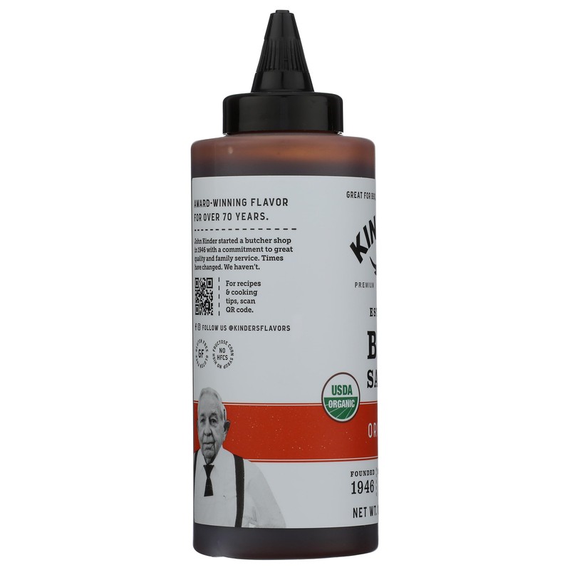 Kinders Organic Mild Bbq Sauce 15.5Oz, 15.5 Oz