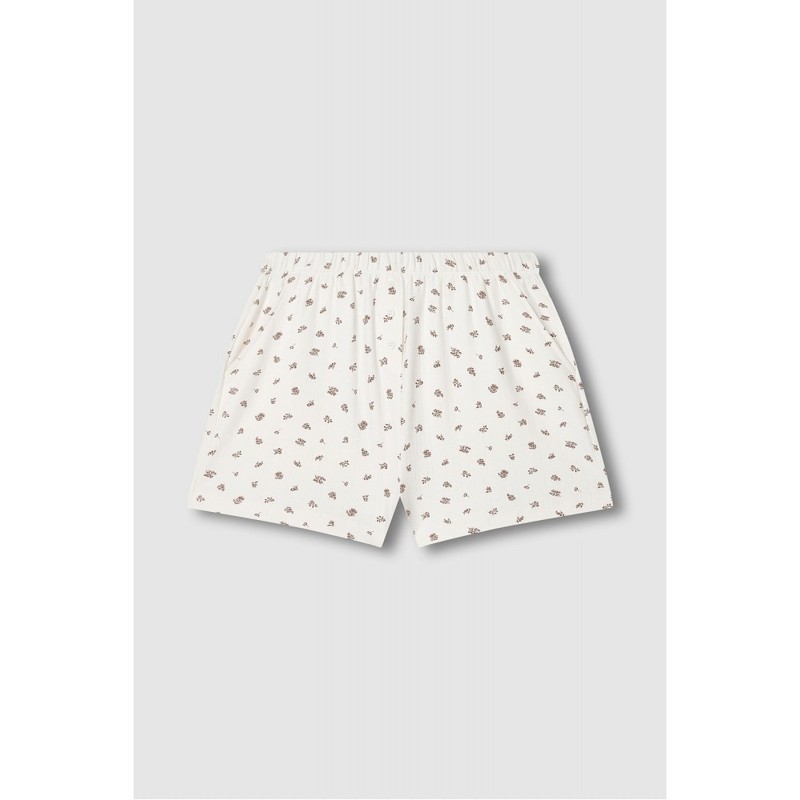 JAJU [JAJU/자주] 여 포인텔 숏 3부 라운지 팬츠_라이트브라운 [JAJU] Women's