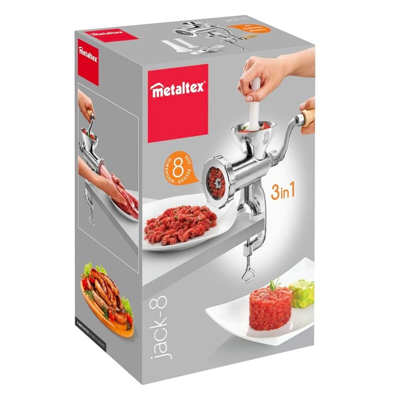 Metaltex 251724000 Mincer Aluminium Silver