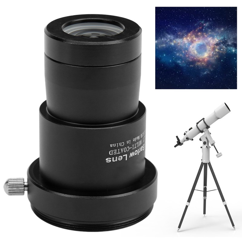 Barlow Lenses 1.25in 5X Green Film Telescope Barlow Lenses with