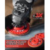 EZARC Flap Discs 80 Grit, 4-1/2" x 7/8" Ceramic Grain