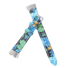 Outanaya Leather Watch Strap for Smartwatch Printed Pattern Band Compatible Fit Comfortable Easy to Install Stylish Accessory for Men Women