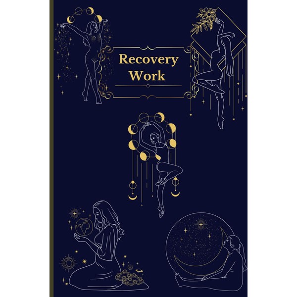 Mental Wellbeing Recovery Work Notebook: 120 blank lined pages