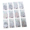 1000 Stickers Para Uñas Nail Sticker Paquete 12 Pzas