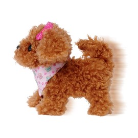 Simba 105890015 ChiChi Love Tea Cup Poodle Puppy, Plush Dog Runs, Barks, Wiggles with Tail, 16 cm, from 3 Years, Pink