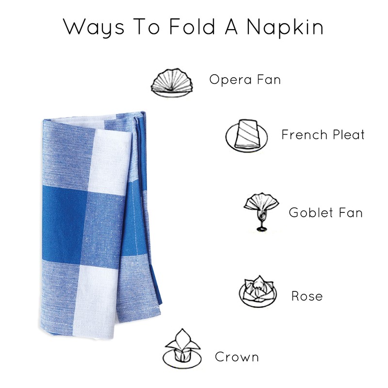 Encasa XO Cotton Cloth Napkins Set of 12 | Buffalo