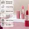 Matte Lipstick Set - Long Lasting Pink Red Lipsticks, Waterproof,