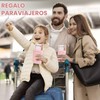 Porta de Pasaporte, Funda para Pasaporte con Bloqueo RFID, Cierre