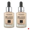 Catrice 캐트리스 커버 파운데이션 30ml 030 샌드베이지 X2 Catrice Cover Foundation 30ml 030 Sand Beige X2