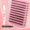 FADVAN Custom Eyelash Extension Kit False Eyelashes Curl D with
