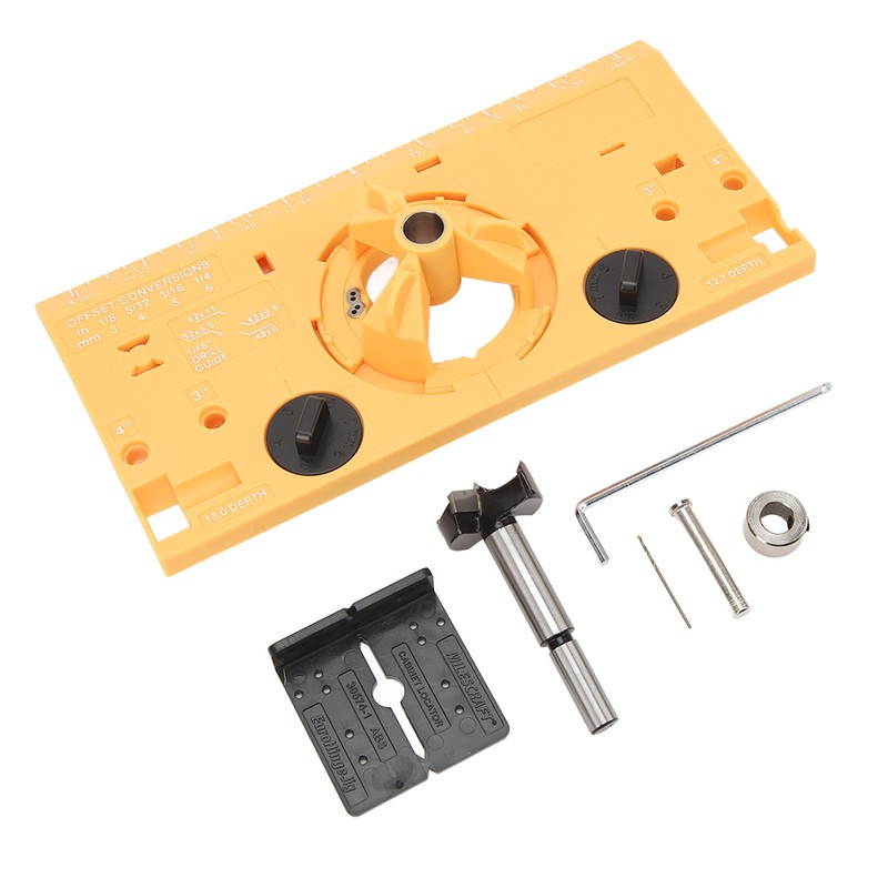 35mm Hinge Boring Jig Woodworking Hinge Hole Drilling Guide Locator
