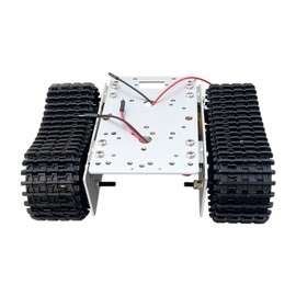 Colcolo Robot Tank Car Chassis Aluminum Alloy Maker Model Learning Smart Robot Car Chassis Kit for Research Projects Competitions