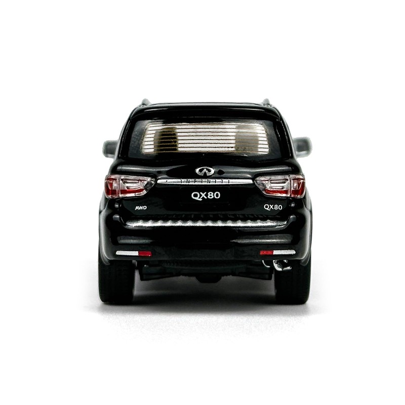 Paudi Model 1/64 Infiniti 2020 QX80 Collection Complete Black Mini