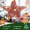 Tree Crown Star Tree Topper Hollowed Christmas Tree Topper Star