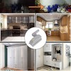 6Pcs Universal Cabinet Cupboard Hinge LED Light for Modern Kitchen