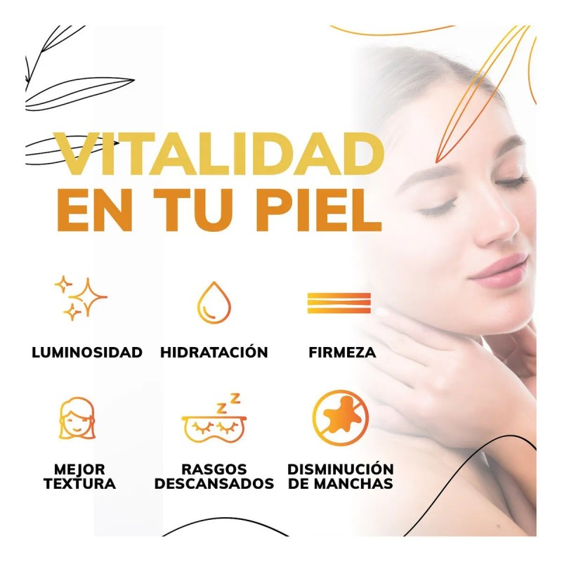 Serum Facial Vitamina C + Ácido Hialurónico + Vitamina E