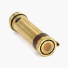 Barebones Mini Flashlight - Brass, Vintage-Style Rechargeable Flashlight with Adjustable